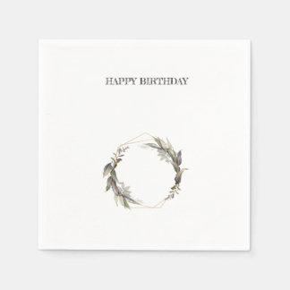 Serviettes en papier Vaisselle pour fête d'anniver