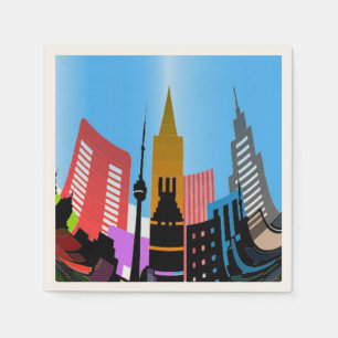 SERVIETTES EN PAPIER VILLE