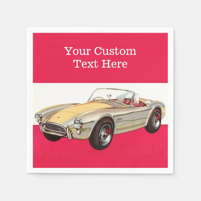 Serviettes en papier vintage (Devant)