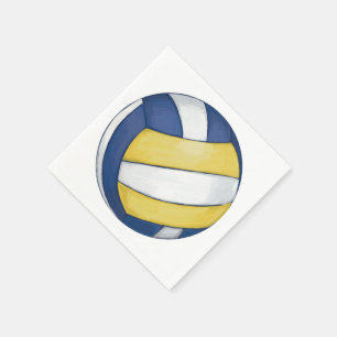 Serviettes En Papier Volleyball