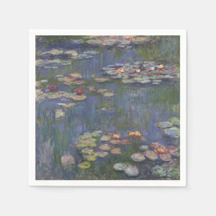 Serviettes En Papier Water Lilies by Claude Monet