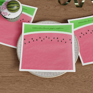 Serviettes En Papier Watermelon Summer BBQ Party Dîner de papier Napki