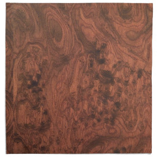 Serviettes En Tissus Burl Mahogany Wood Texture