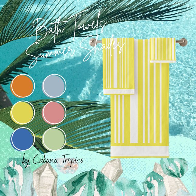 Serviettes Jaune et Blanche (Créateur téléchargé)