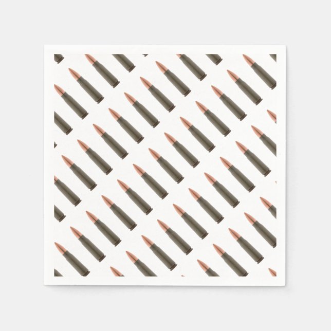 Serviettes Jetables 7.62x39 balle ak 47 (Devant)