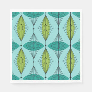 Serviettes Jetables Aiguilles atomiques et Starbursts
