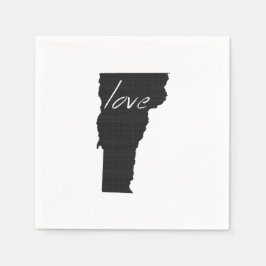 Serviettes Jetables Aimer le Vermont