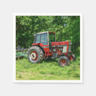 Serviettes Jetables Ancien tracteur international