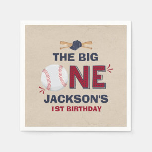 Serviettes Jetables Anniversaire de base-ball de serviette de partie