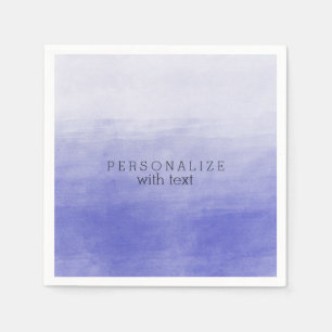 Serviettes Jetables Aquarelle pourpre d'Ombre