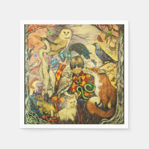 Serviettes Jetables Arlequin