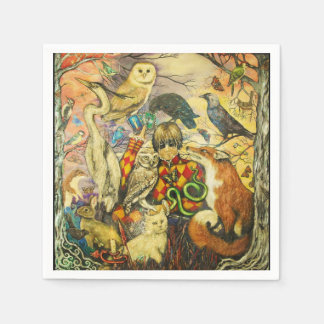 Serviettes Jetables Arlequin