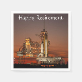 Serviettes Jetables Atlantis Space Shuttle lancement NASA