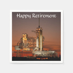 Serviettes Jetables Atlantis Space Shuttle lancement NASA