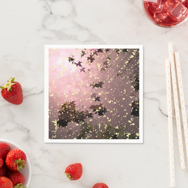 SERVIETTES JETABLES AUTOMNE (En situation)