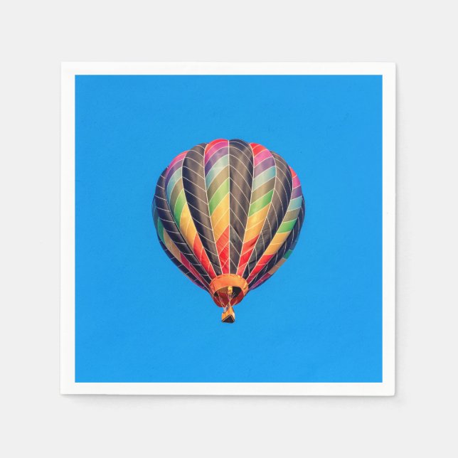 Serviettes Jetables Ballon à air chaud (Devant)