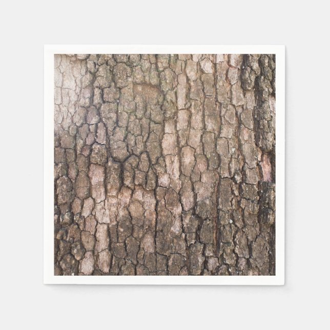 Serviettes Jetables Barque d'arbre (Devant)