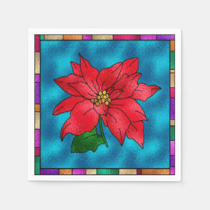 Serviettes Jetables Belle Poinsettia