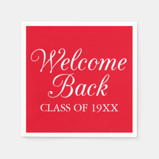 Serviettes Jetables Bienvenue Classe de retour