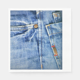 SERVIETTES JETABLES BLUES-JEAN