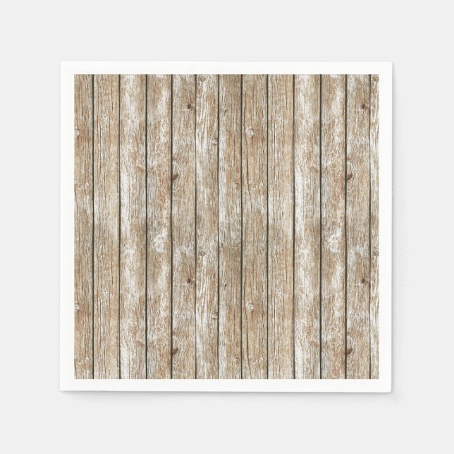 Serviettes Jetables Bois de Beautiful (Devant)