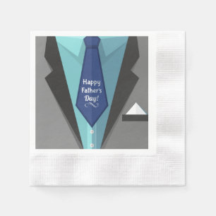 Serviettes Jetables Bonne Fête des pères
