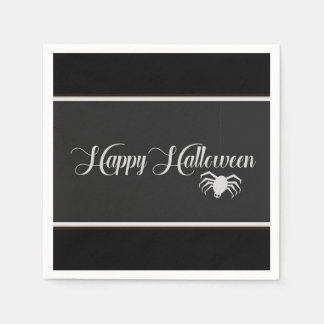 Serviettes Jetables Bonne typographie d'Halloween