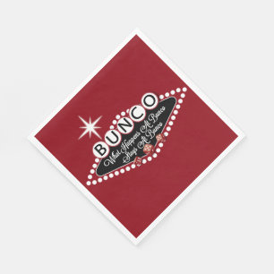 Serviettes Jetables Bunco - ce qui se produisent chez Bunco