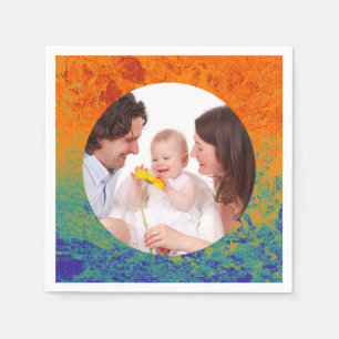 Serviettes Jetables Cadre IV d'éclaboussure + vos photos et idées