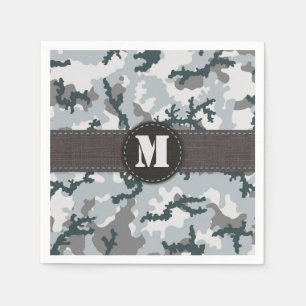 Serviettes Jetables Camouflage urbain