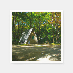 Serviettes Jetables Camping à cadre A sauvage au terrain de camping