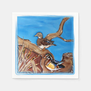 Serviettes Jetables Canards branchus