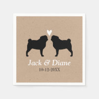 Carlin Chien Silhouettes Mariage Couple Personnali