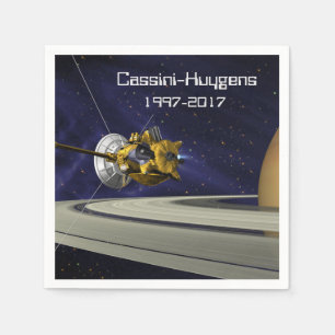 Serviettes Jetables Cassini Huygens Saturn Mission Spacecraft