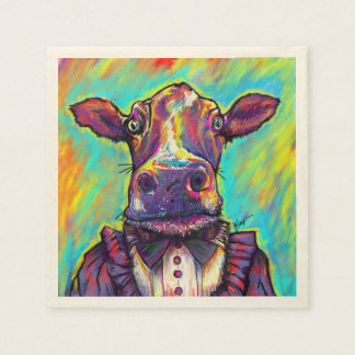 Serviettes Jetables Célèbre Cocktail de vache serviettes