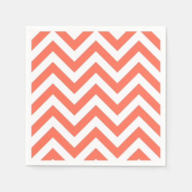 Serviettes Jetables Chevron Zig Zag (Devant)
