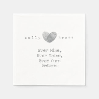 Serviettes Jetables Citation Beethoven Napkin