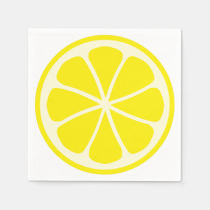 Serviettes Jetables Citrus de citron