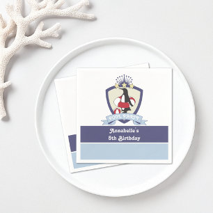 Serviettes Jetables Club de natation Crest Penguin Pool Party Annivers