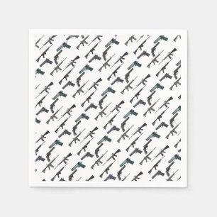 Serviettes Jetables Collage d'armes