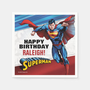Serviettes Jetables Comics DC   Superman - Anniversaire