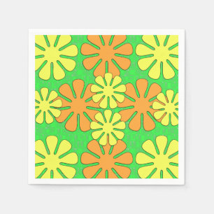 Serviettes Jetables Conception des fleurs