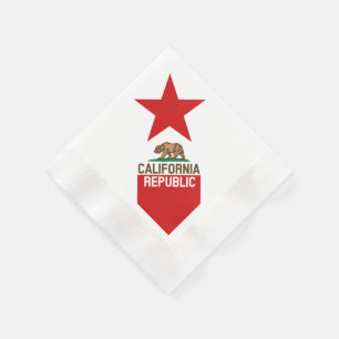 Serviettes Jetables Conception d'étoile de drapeau d'état de