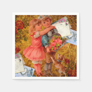 Serviettes Jetables Conservation vintage