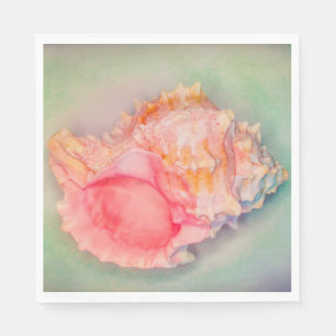 Serviettes Jetables Coquille tropicale