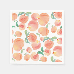 Serviettes Jetables Couleur pêche