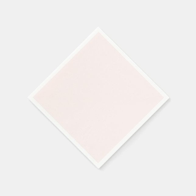 Serviettes Jetables Couleur rose très claire (Coin)