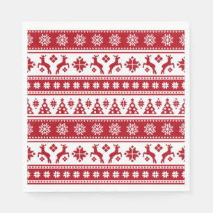 Serviettes Jetables Coussin de Noël Nordique Confortable