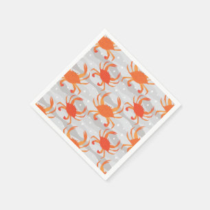 Serviettes Jetables Crabes cuits à la vapeur