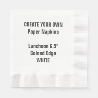 Serviettes Jetables Créez votre propre serviette de table en papier de